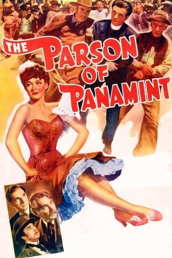 Movie poster for The Parson of Panamint