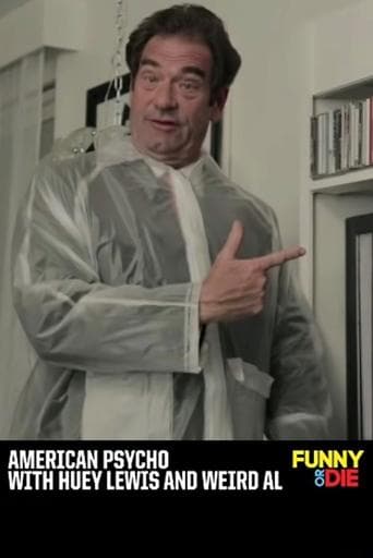 Movie poster for American Psycho with Huey Lewis and Weird Al
