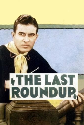Movie poster for The Last Roundup