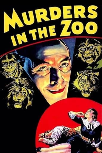 Movie poster for Murders in the Zoo