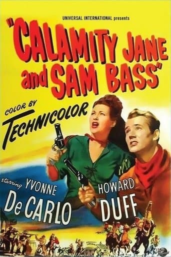 Movie poster for Calamity Jane and Sam Bass