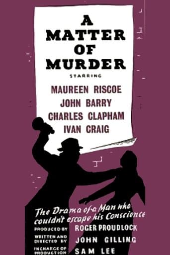 Movie poster for A Matter of Murder