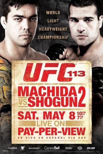 Movie poster for UFC 113: Machida vs. Shogun 2