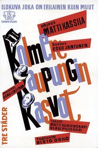 Movie poster for Kolmen kaupungin kasvot