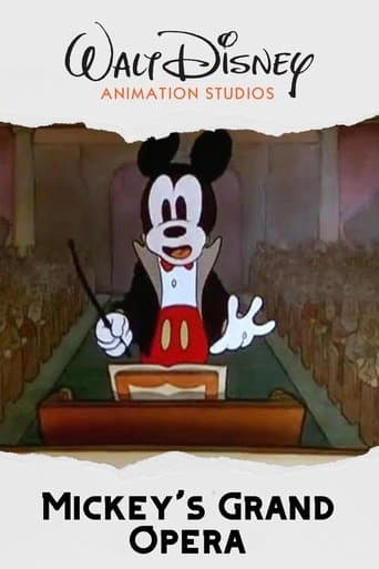 Movie poster for Mickey's Grand Opera