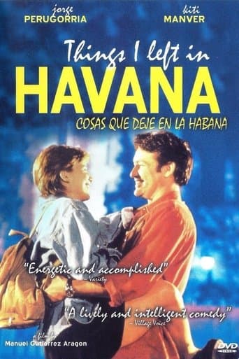 Movie poster for Things I Left in Havana