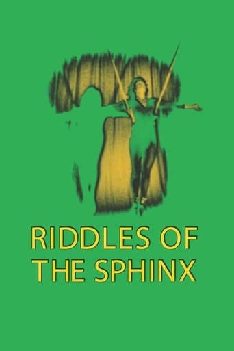 Movie poster for Riddles of the Sphinx