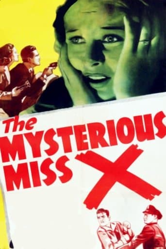 Movie poster for The Mysterious Miss X