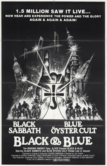 Movie poster for Black Sabbath & Blue Öyster Cult: Black and Blue