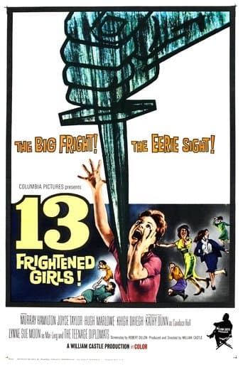 Movie poster for 13 Frightened Girls