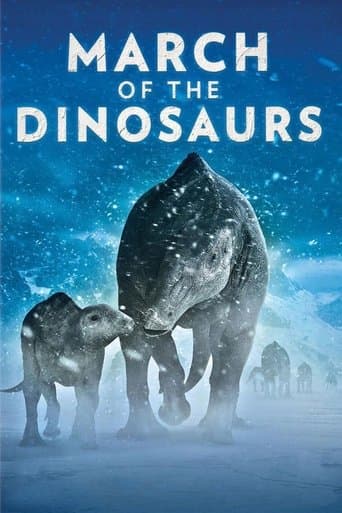 Movie poster for March of the Dinosaurs