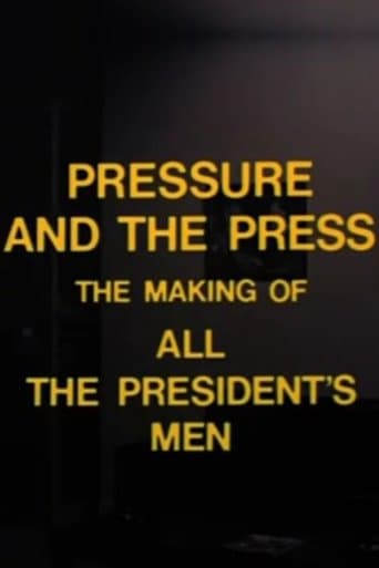 Movie poster for Pressure and the Press: The Making of 'All the President's Men'