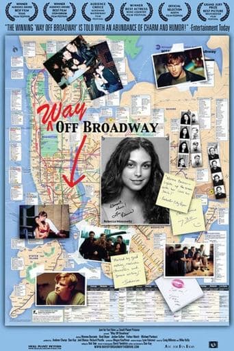 Movie poster for Way Off Broadway