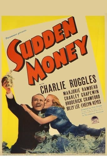 Movie poster for Sudden Money