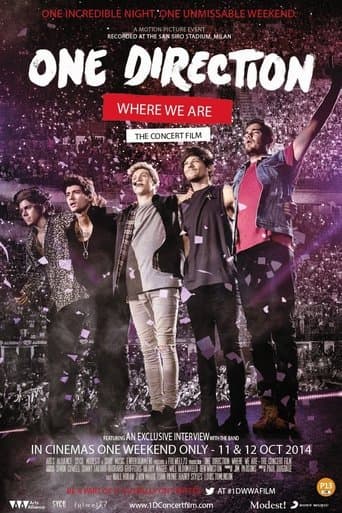 Movie poster for One Direction: Where We Are - The Concert Film