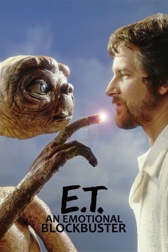 Movie poster for E. T., an Emotional Blockbuster