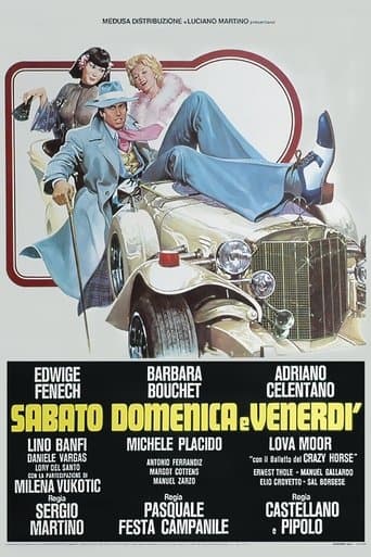 Movie poster for Saturday, Sunday and Friday
