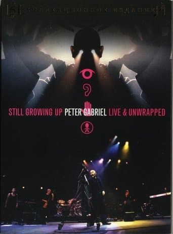 Movie poster for Peter Gabriel: Still Growing Up, Live & Unwrapped