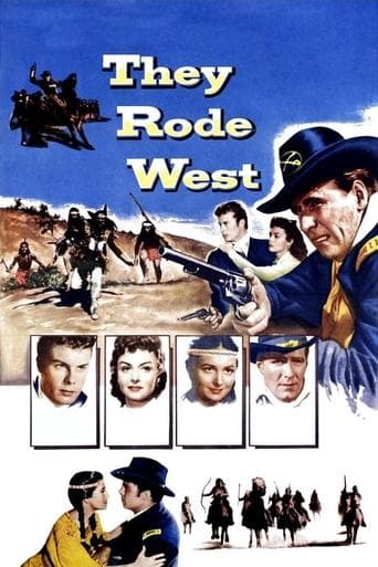 Movie poster for They Rode West