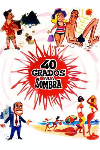 Movie poster for 40 grados a la sombra