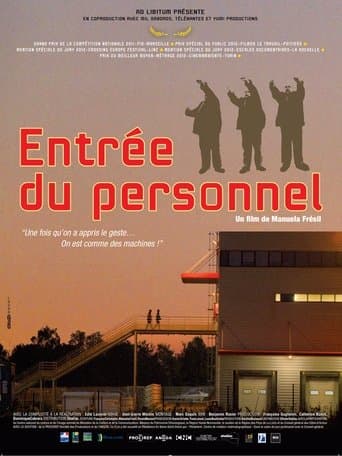 Movie poster for Entrée du personnel