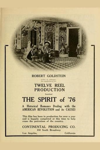 Movie poster for The Spirit of '76