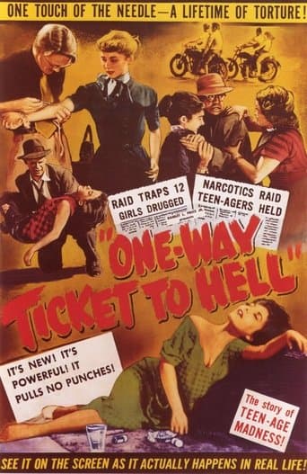Movie poster for One Way Ticket to Hell