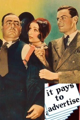 Movie poster for It Pays to Advertise