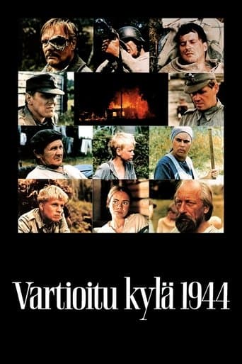 Movie poster for Vartioitu kylä 1944