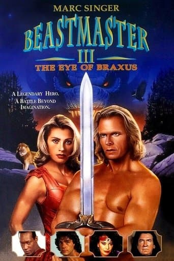Movie poster for Beastmaster III: The Eye of Braxus