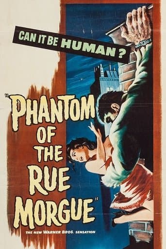 Movie poster for Phantom of the Rue Morgue