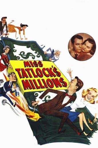 Movie poster for Miss Tatlock's Millions