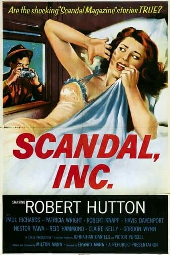 Movie poster for Scandal Incorporated