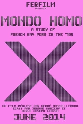 Movie poster for Mondo Homo: A Study of French Gay Porn in the '70s
