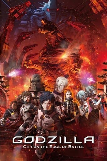 Movie poster for Godzilla: City on the Edge of Battle
