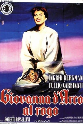 Movie poster for Joan of Arc at the Stake