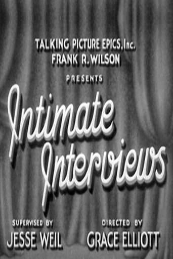 Movie poster for Intimate Interviews: Walter Huston