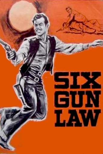 Movie poster for Six Gun Law