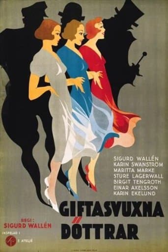 Movie poster for Giftasvuxna döttrar