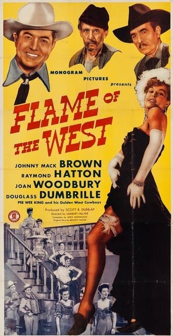 Movie poster for Flame of the West
