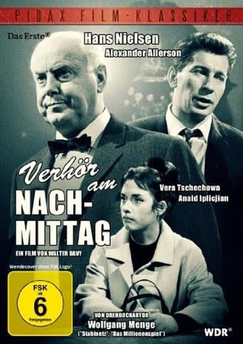 Movie poster for Verhör am Nachmittag