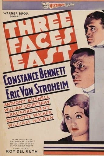 Movie poster for Three Faces East