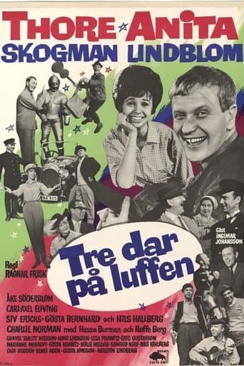 Movie poster for Tre dar på luffen