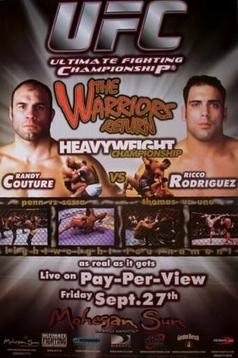 Movie poster for UFC 39: The Warriors Return