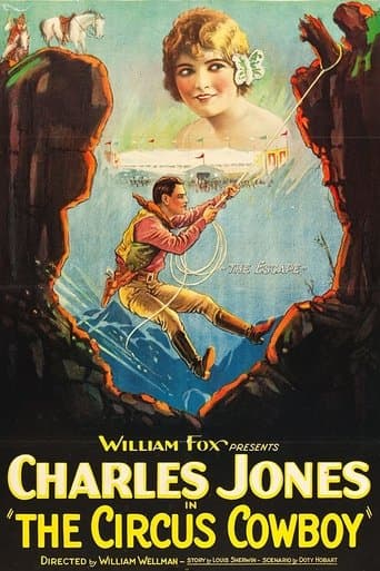 Movie poster for The Circus Cowboy