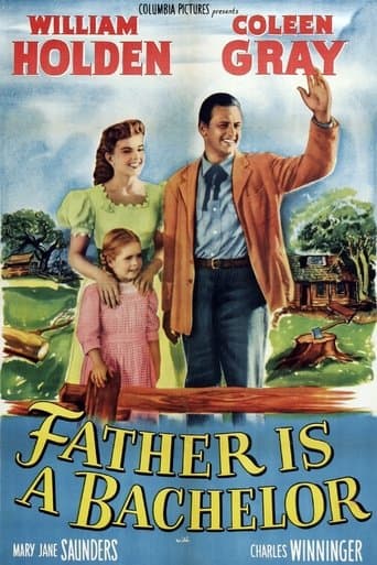 Movie poster for Father Is a Bachelor