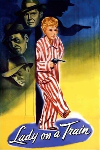 Movie poster for Lady on a Train