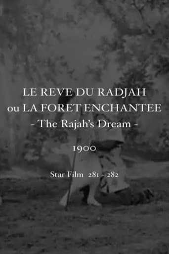 Movie poster for The Rajah's Dream or The Bewitched Wood