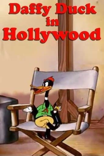Movie poster for Daffy Duck in Hollywood