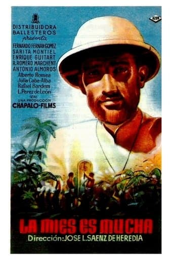 Movie poster for La mies es mucha